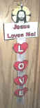 LOVE wall hanging