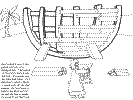 noah's ark coloring book pages
