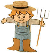 Farmer Toilet Paper Roll Craft