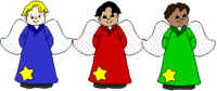 Christmas Angel Boy Paper craft