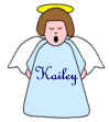 Angel name tag