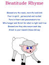 Beatitude Rhyme