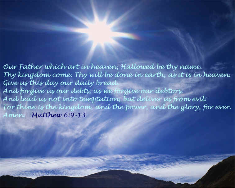 Lord's Prayer Memory Verse - Matthew 6:9-13