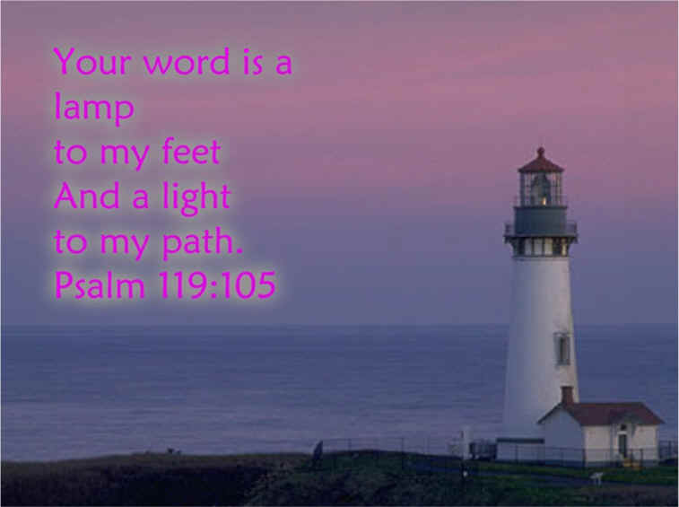 God's Book - About the Bible Memory Verse - Psalm 119:105