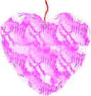 Stuffed Heart Finger Paint Craft
