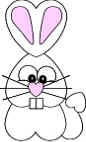 Heart Bunny Paper Craft