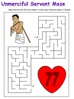 The Unmerciful Servant maze
