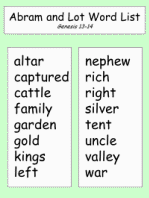 abram and lot word list