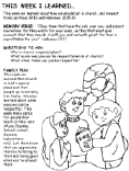 take home sheet
