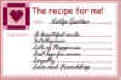 recipe card