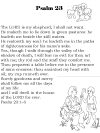 Psalm 23 Coloring Page