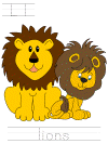Daniel and the lions tracer pages