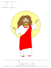 Jesus is Baptized tracer pages
