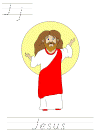 Jesus is Baptized precursive tracer pages