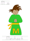 Shadrach, Meshach and Abednego Precursive Tracer Pages