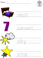 rest, seven, sky, star tracer page