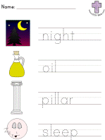 Jacob's Dream Picture Clue - Read and Trace