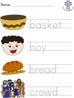 Picture Clue - Read and Trace