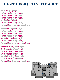Castle of my Heart with printable template