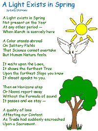 A Light Exists in Spring