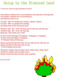Going to the Promised Land song