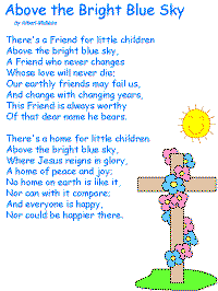 Above the Bright Blue Sky poem