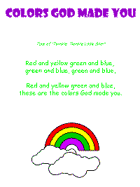 Colors God Made You with printable template