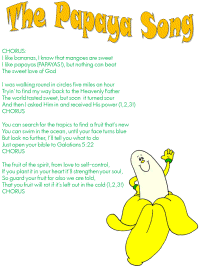 Papaya song (I like Bananas)