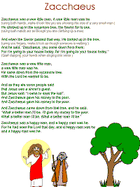 Zacchaeus song