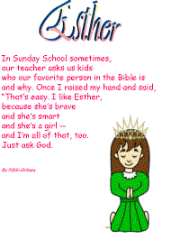 Esther poem for kids