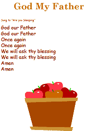 God My Father with printable template