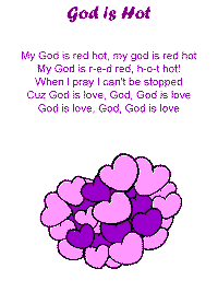 God is Hot cheer with printable template