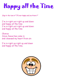 Happy all the Time with printable template