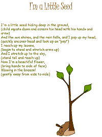 I'm a Little seed poem for kids