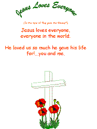 Jesus Loves Everyone with printable template