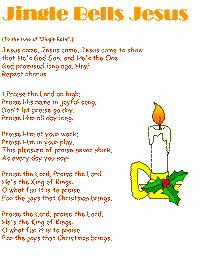 Jingle Bells Jesus with printable template