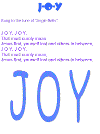 J-O-Y printable song templates for kids