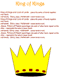 King of Kings with printable template