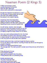 Naaman poem for kids