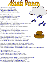 Noah poem for kids