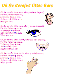 Oh be Careful Little ears...color poster