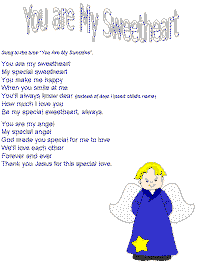 You are my Sweetheart with printable template
