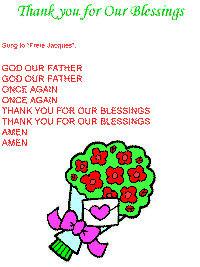 Thank you for our Blessings with printable template