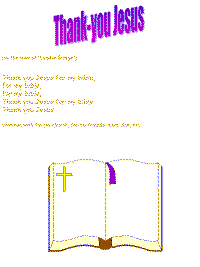 Thank-you Jesus with printable template