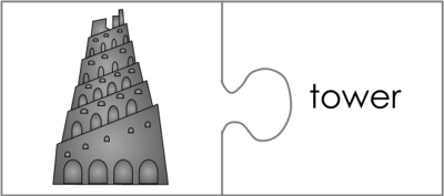 Tower of Babel Word Matching