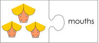 Daniel and the Lions Word Match Puzzle