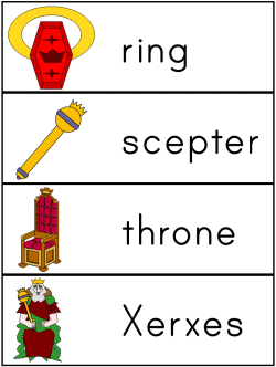 Esther Word Wall Words