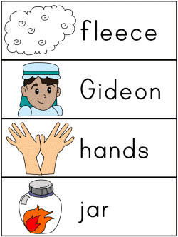 Gideon Word Wall words
