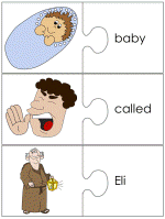 Hannah word match worksheets