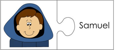 Hannah jigsaw puzzle worksheets